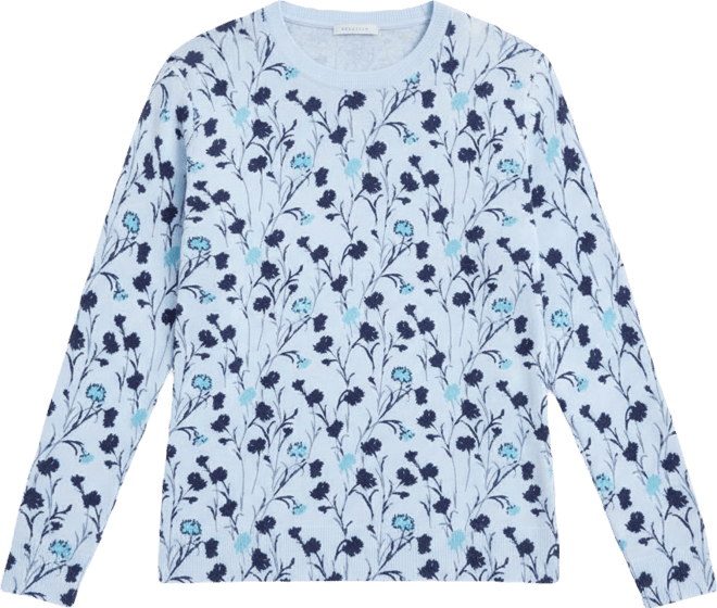 Women's Long-Sleeve Crewneck Sweater, Created for Macy's