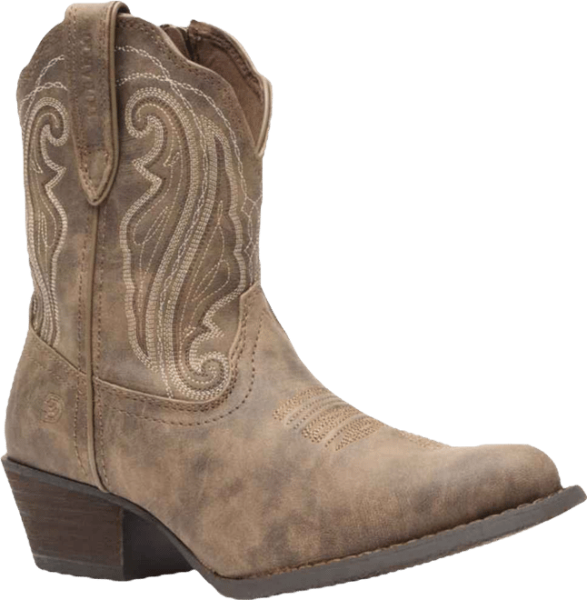 Crush by  Women's Distressed Shortie Western Boot