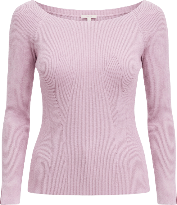 Women's Shimmer-Knit Boat-Neck Sweater, Macy's Exclusive