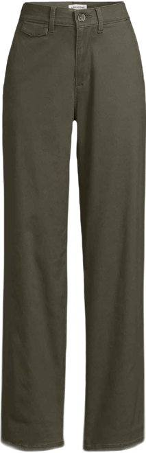 Women's Chino High Rise Rail Straight Leg Pants