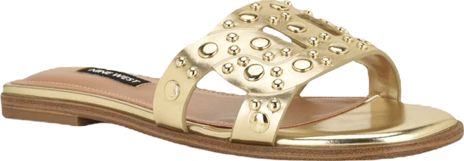 Women's Gomaz Embellished Flat Slip-On Sandals