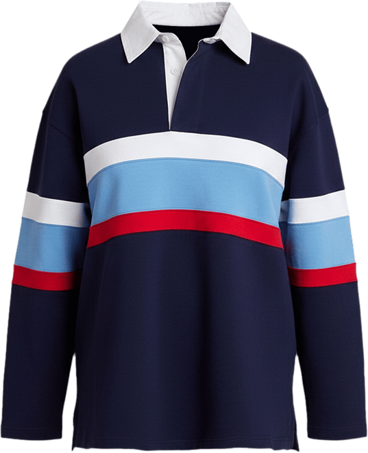 Women's Striped Polo Shirt