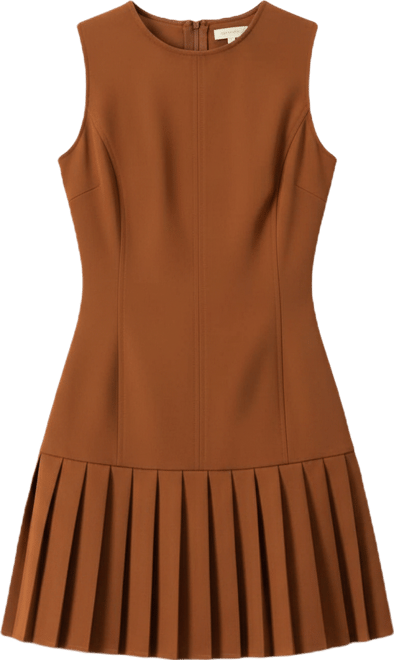 Women's Pleated Women;s Short Dress