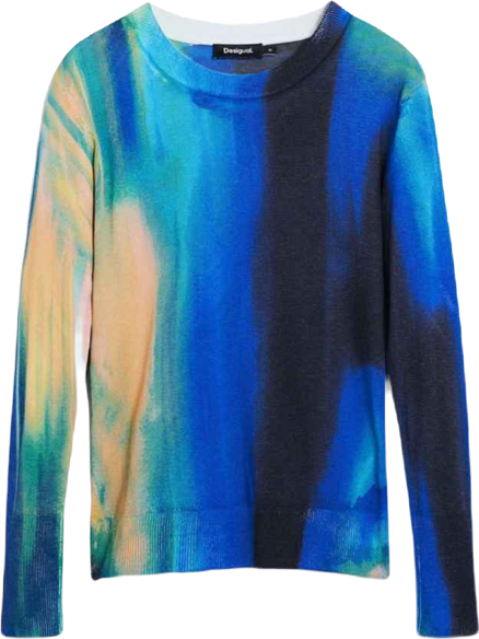 Women's Fine vertically gradient sweater