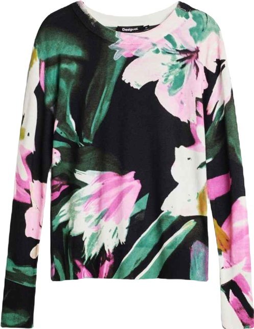 Women's Fine floral sweater