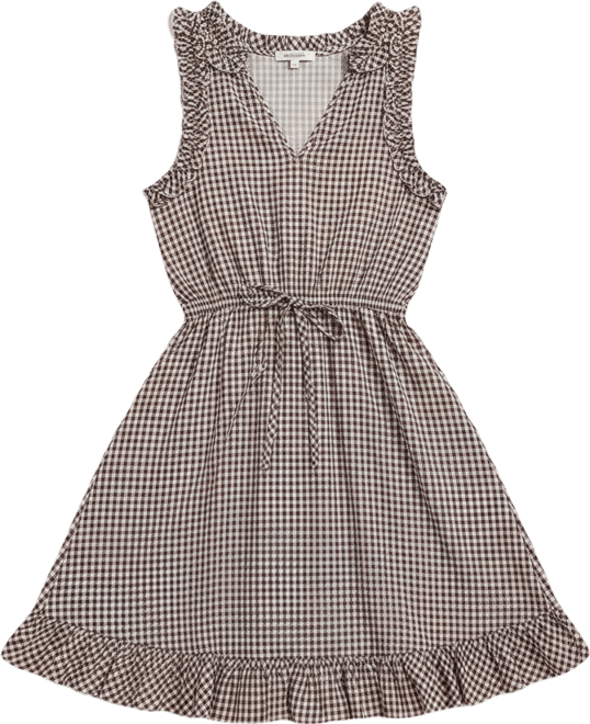 Women's All Fluff Gingham Mini Beach Dress