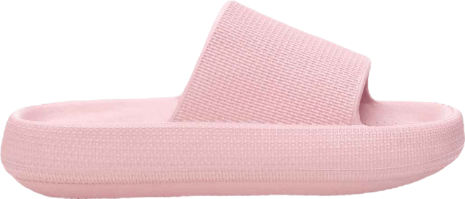 Women's Rubber Flat Sandals By , Pink