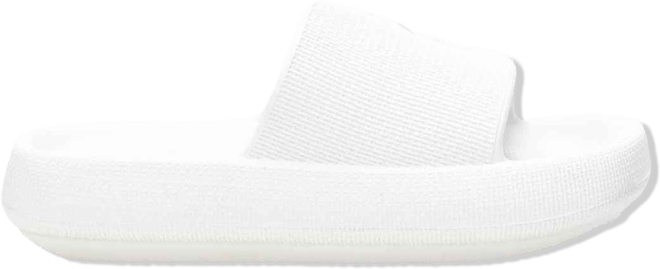 Women's Rubber Flat Sandals By , White