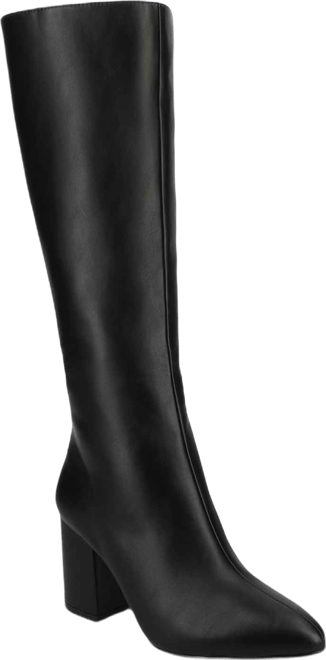 Women's Ameylia Wide Width Block Heel Knee High Boots