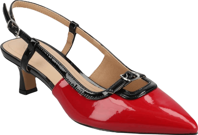 Women's Padma Slingback Kitten Heel Pumps