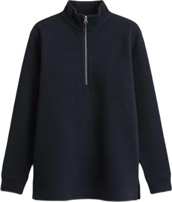 Women's Textured Mock-Neck Quarter-Zip Sweatshirt, Macy's Exclusive