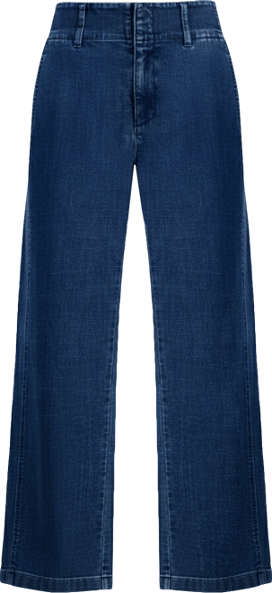 Petite High-Rise Wide-Leg Jeans