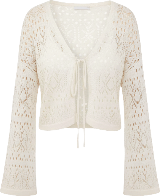Women's Perfect Skies Beige Cardigan