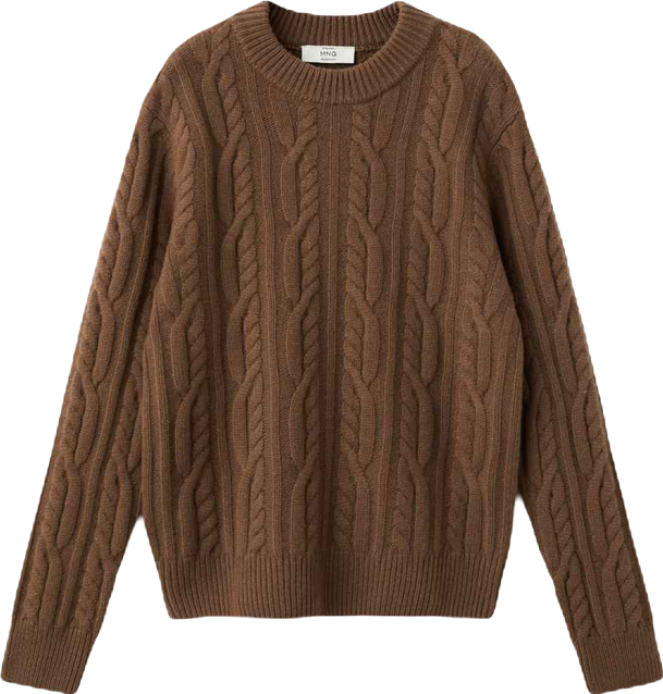 Men's Wool Braided Sweater