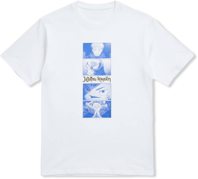 Men's Nuley Short-Sleeve JuJuTsu Kaisen Graphic Crewneck T-Shirt