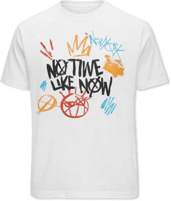 Men's Cotton No Time Like Now Graphic T-Shirt, Macy's Exclusive