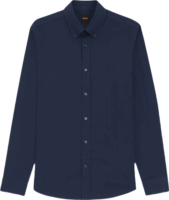 Boss by  Men's Stretch-Cotton Dobby Regular-Fit Dress Shirt