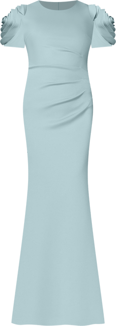 Ruched Fit & Flare Gown