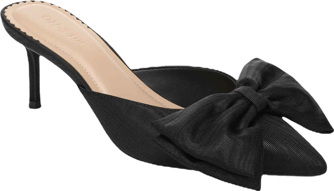 Alaynaa Pointed-Toe Bow Mule Pumps, Exclusively at Macy's