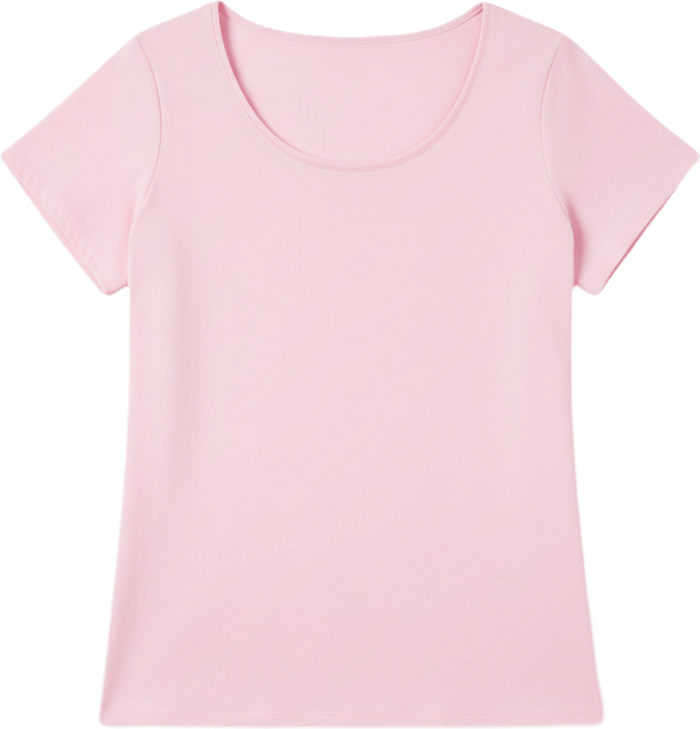 Women's Cotton Short-Sleeve Scoop-Neck Top, Exclusively at Macy's