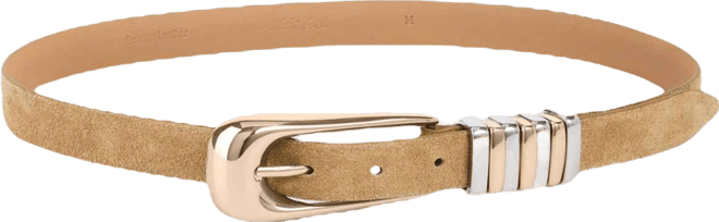 Metal Core Leather Belt