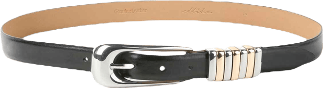 Metal Core Oversized Buckle Belt