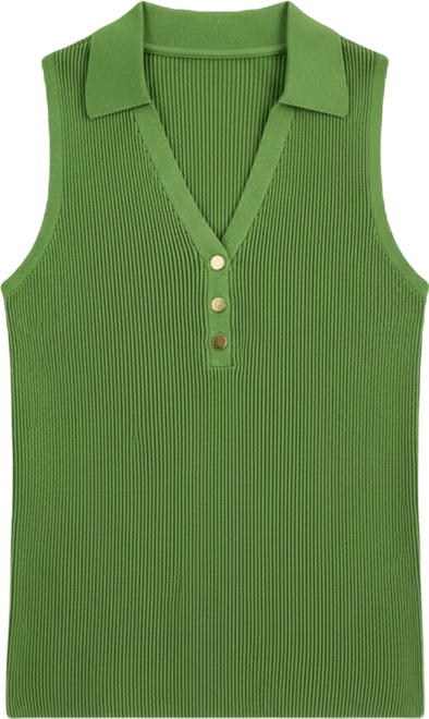 Women's Sleeveless Polo Sweater, Macy's Exclusive