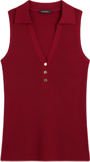 Women's Sleeveless Polo Sweater, Macy's Exclusive