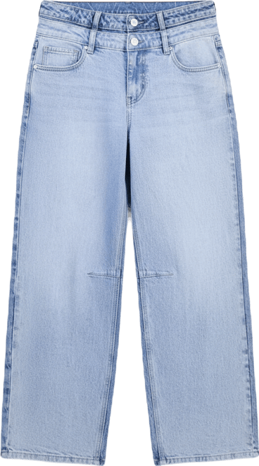 Women's High-Rise Barrel-Leg Jeans, Macy's Exclusive