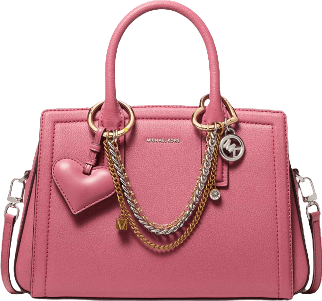 Michael  Laila Leather Small Satchel Bag