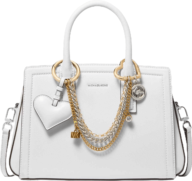 Michael  Laila Leather Small Satchel Bag