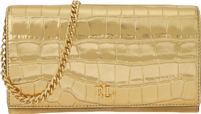 Adair Ii Medium Croc-Embossed Crossbody Wallet