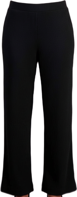 Ak Anne Klein Petite Textured Pull-On Pants