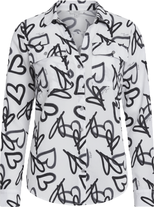 Women's Printed Long-Sleeve Shirt
