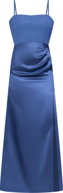 Women's Side Slit Square Neck Ball Gown