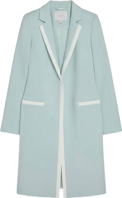 Women's Notch Collar Framed Topper Jacket