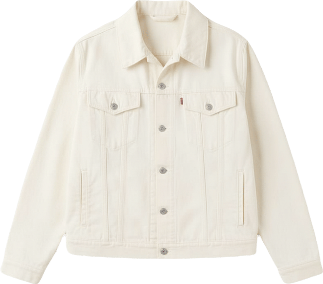 Plus Size Original Trucker Collared Neck Jacket