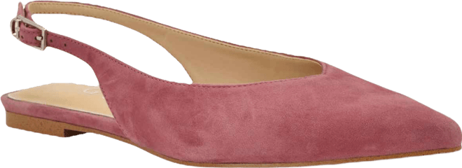 Womens Dorazio Pointed Toe Slingback Flats