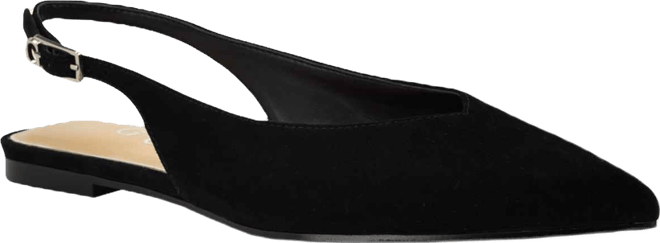 Womens Dorazio Pointed Toe Slingback Flats