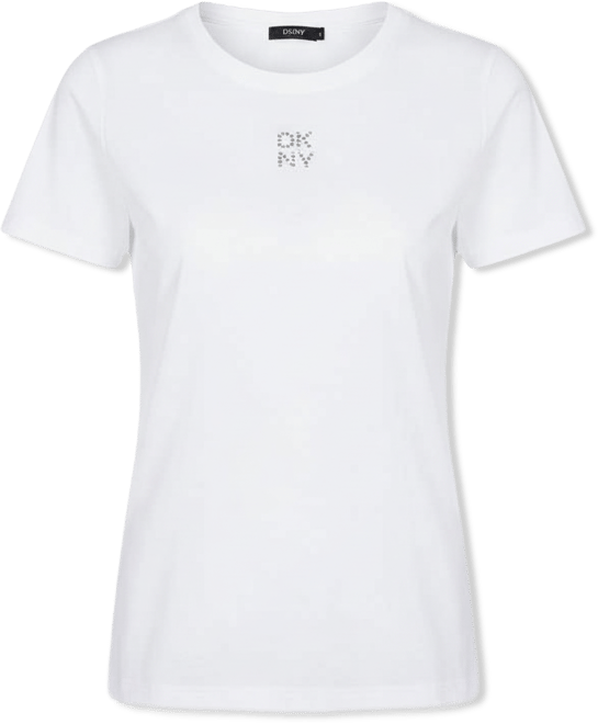 Women's Stacked Eyelet Logo Crewneck T-Shirt