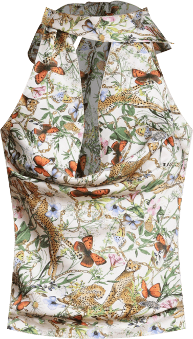 Women's Long Tie Halter Top