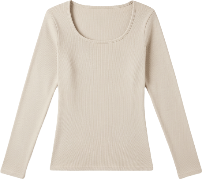 Juniors' Essential Scoop Neck T-Shirt