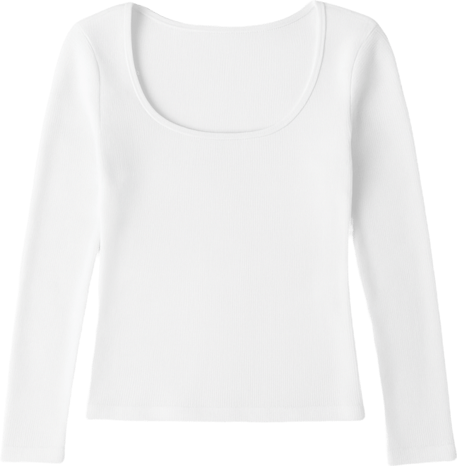 Juniors' Essential Scoop Neck T-Shirt