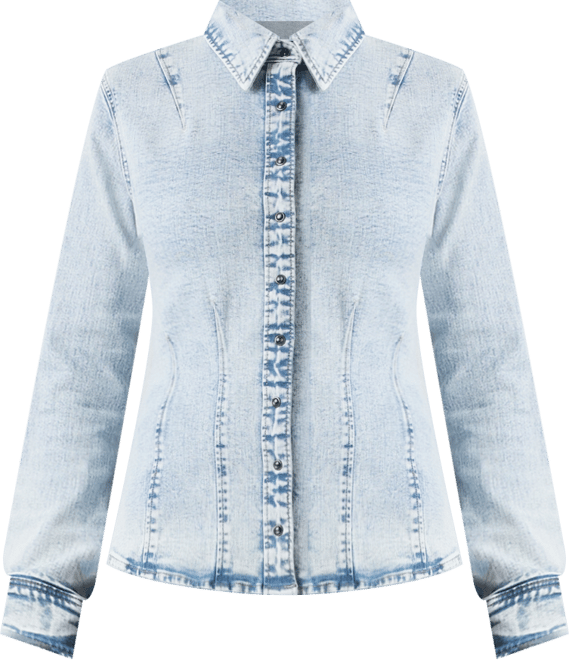 Juniors' Long-Sleeve Shirt