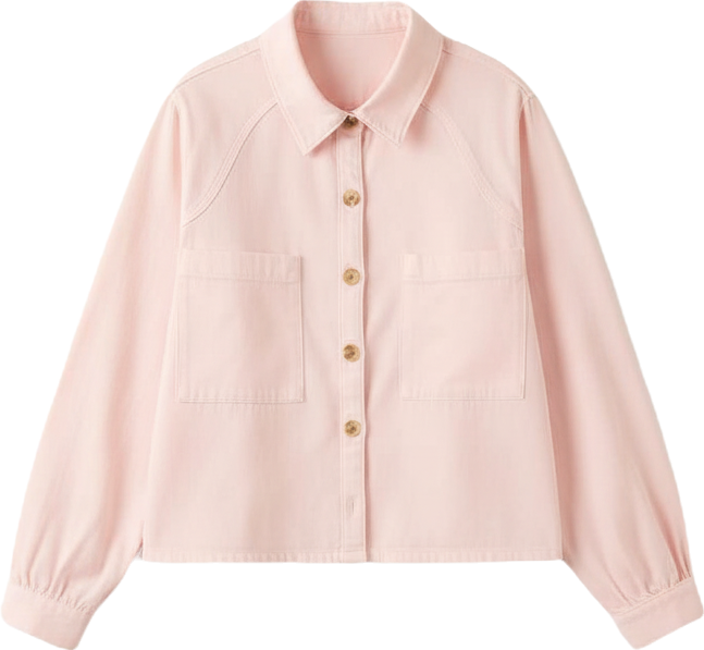 Women's Long-Sleeve Utility Crop Top