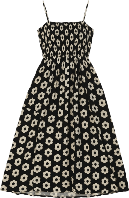 Women's Hazy Daisy Floral Midi Beach Dress