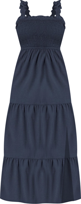 Women's Bonus Points Blue Maxi Beach Dress