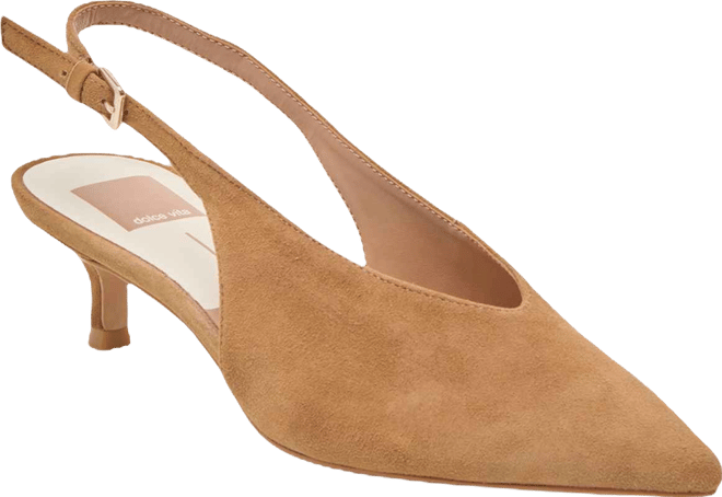 Women's Alenna Kitten-Heel Slingback Pumps