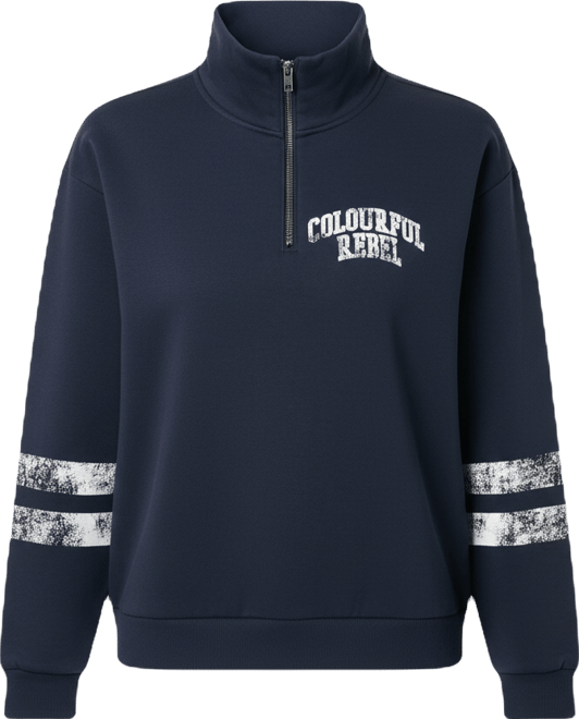 Women's Varsity Logo Relaxed Zip Sweat