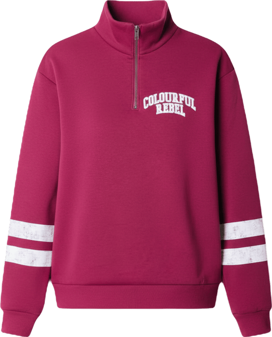 Women's Varsity Logo Relaxed Zip Sweat